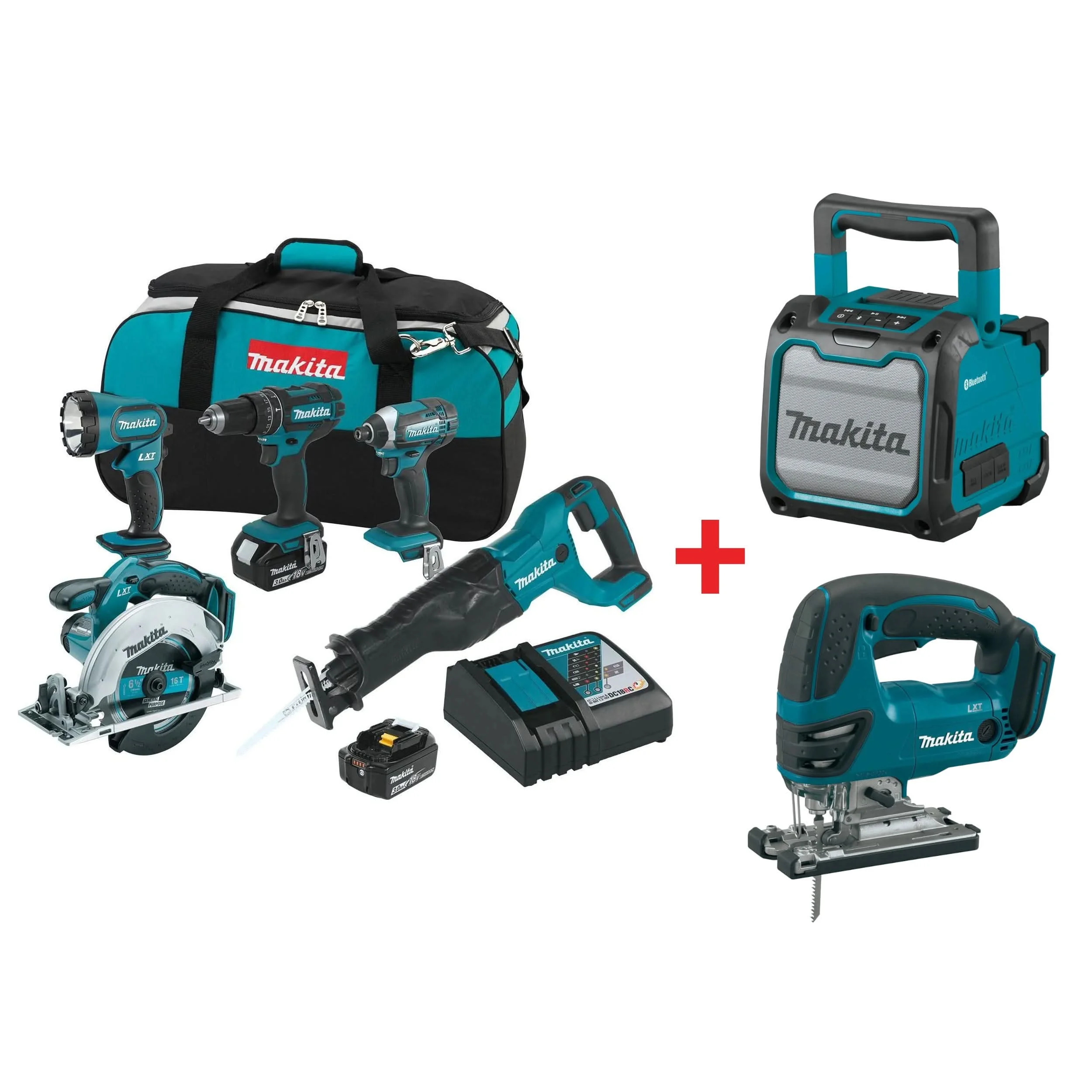Makita 18V 7-Tool 3.0Ah Ultimate Combo Kit