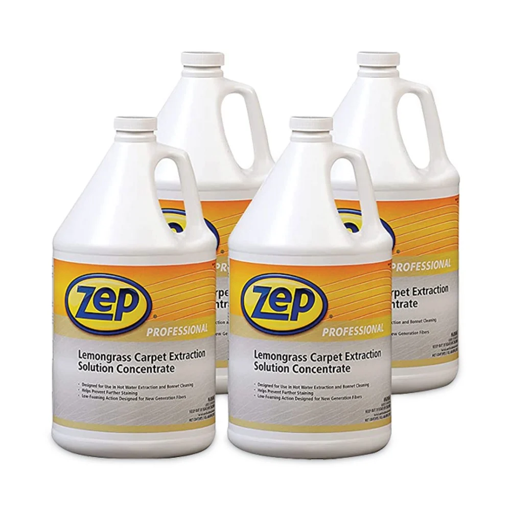 Zep Professional 1 gal. Bottle Carpet Extraction Cleaner - Lemongrass (4/Carton)