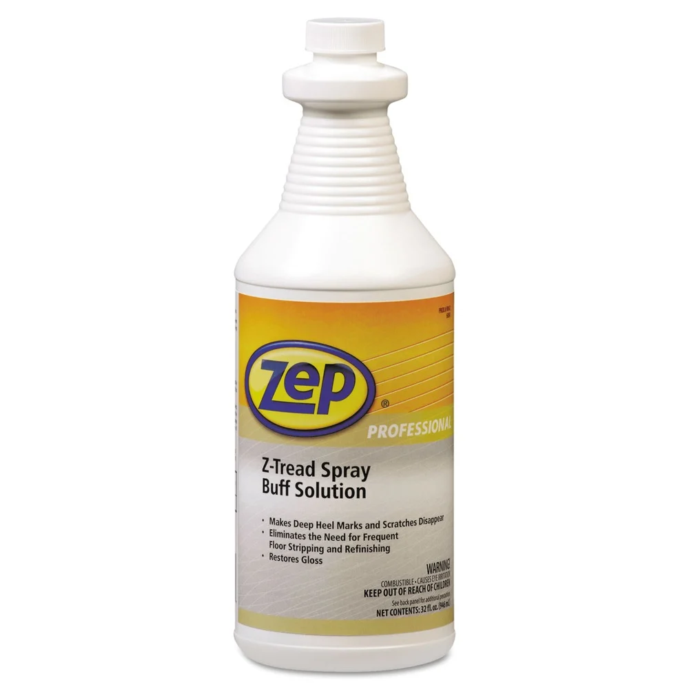 Zep Professional 1 qt. Bottle Z-Tread Buff-Solution Spray - Unscented (12/Carton)