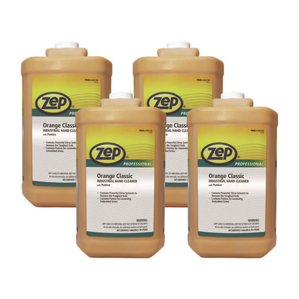 Zep Professional 1046475 1 gal. Bottle Industrial Hand Cleaner - Orange (4/Carton)