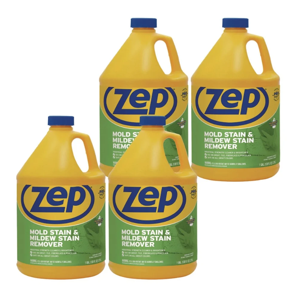 Zep Commercial ZUMILDEW128 1 gal. Mold Stain and Mildew Stain Remover (4/Carton)